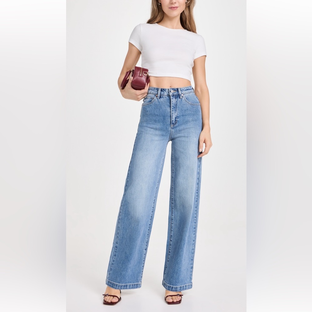 ABRAND 94 Wide Alexa High-Rise Wide Leg Jeans—Size 28 NWT